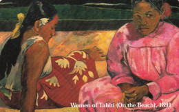 TARJETA DE ITALIA DE UNA PINTURA DE GAUGUIN - WOMEN OF TAHITI DE TIRADA 25000 (NUEVA-MINT) - Public Themes