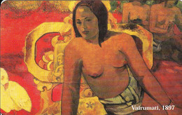 TARJETA DE ITALIA DE UNA PINTURA DE GAUGUIN - VAIRUMATI DE TIRADA 25000 (NUEVA-MINT) - Pubbliche Tematiche