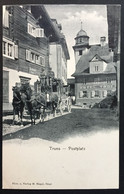 TRUNS Hotel Tödi Postplatz Postkutsche - Trun