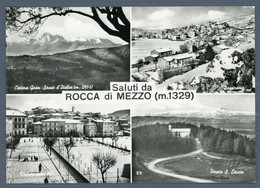 °°° Cartolina - Saluti Da Rocca Di Mezzo Vedute Scritta °°° - Avezzano