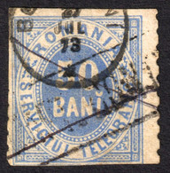 Romania 1871 Serviciul Telegrafic Telegraph Telegram TAX Stamp 50 Bani - Telégrafos