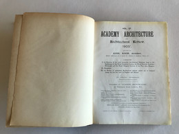 ACADEMY ARCHITECTURE & Architectural Review - Vol 27 & 28 - 1905 - Alexander KOCH - Architektur