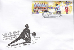 CUBA  Sc 6089    Volleyball FDC - Lettres & Documents