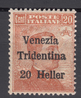 Italy Trento, Trentino Alto Adige 1918 Sassone#30 Mint Hinged - Trento