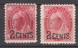 Canada 1899 Mi#75-76 Mint Hinged - Ungebraucht