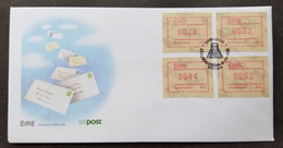 Ireland Machine Frama Label 1992 Letter Mail Postal (ATM Stamp FDC) - Brieven En Documenten