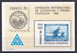 Argentinien Block Von Von 1979 **/MNH (Blk-) - Blocks & Sheetlets