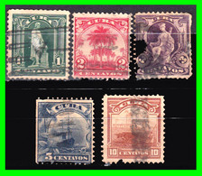 CUBA ( AMERICA DEL NORTE ) SERIE DE SELLOS DEL AÑO 1899 ( ESCENAS ) - Used Stamps