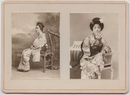 Carte Photo Véritable -  Portraits De Geisha - Non Classés