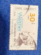 TÜRKEY--1970-80     30LİRA.       DAMGALI - Usati