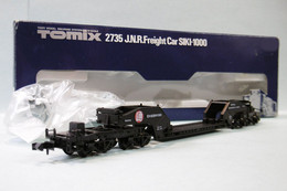 Tomix - Wagon Surbaissé J.N.R. Freight Car SIKI-1000 Réf. 2735 BO N 1/160 - Güterwaggons