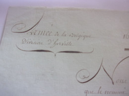 ♥️ RARE 1793 BELGIQUE ARMEE DE BELGIQUE DIVISION HERVILLE 16 EME REGIMENT INFANTERIE JANVILLE CIE HUY BRAINE LE COMTE - Sonstige & Ohne Zuordnung