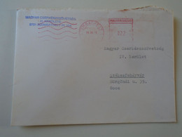 D193905  Hungary Cover -EMA Red Meter Freistempel  1995 Budapest  -   Cserkész - Scouts-Pfadfinder -Scouting - Automaatzegels [ATM]