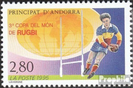 Andorra - Französische Post 476 (kompl.Ausg.) Postfrisch 1995 Rugby - Markenheftchen