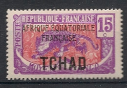 TCHAD - 1924 - N°Yv. 24 - Panthère 15c - Neuf Luxe ** / MNH / Postfrisch - Unused Stamps