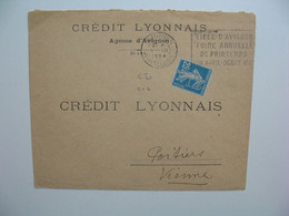 Semeuse,  Perforé CL202 Sur Lettre Crédit Lyonnais 1924 - Briefe U. Dokumente