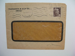 Gandon,  Perforé CL208 Sur Lettre Crédit Lyonnais 1946 - Briefe U. Dokumente