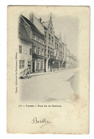 Ieper  Ypres  Rue De La Station  Uitgever Callewaert - Demeulenaere N°16 - Ieper