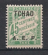 TCHAD - 1928 - Taxe TT N°Yv. 6 - Type Duval 45c - Neuf Luxe ** / MNH / Postfrisch - Unused Stamps