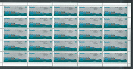 Canada # 1015 - Full Pane Of 25 + Variety MNH - St. Lawrence Seaway - Feuilles Complètes Et Multiples