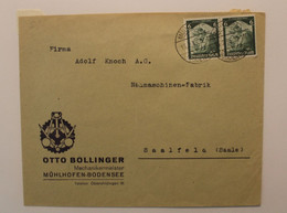 1935 Mühlhofen Bodensee Deutsches Dt Reich Cover Mi 566 - Covers & Documents