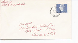 16470) Canada Cover Brief Lettre 1967 Closed BC British Columbia Post Office Postmark Cancel - Briefe U. Dokumente