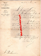 87- LIMOGES- 75-PARIS- MINISTERE GUERRE ETAT MAJOR GENERAL-  PRUDHOMME ALFRED LIEUTENANT INFANTERIE TERRITORIAL 1884- - Documenti Storici