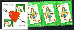 POLAND 1997  MICHEL NO 3634-3635 Booklet MNH - Postzegelboekjes