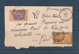 ⭐ Cameroun - Lettre De N'Gaoundéré Pour Paris Affranchie à 50 Centimes - Le 23 Avril 1928 ⭐ - Lettres & Documents