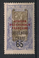 OUBANGUI - 1925-27 - N°Yv. 67 - Bakalois 65c Sur 1f - Neuf Luxe ** / MNH / Postfrisch - Neufs