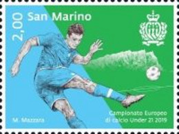 2019 - SAN MARINO - Camp. Europeo Under 21  1v -  NH - ** - Unused Stamps