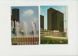 CPSM LOT 2 CARTES - 92 PUTEAUX COURBEVOIE LA DEFENSE TOUR FRANKLIN / RÉF 28 - La Defense