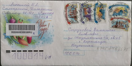 2009..RUSSIA..  COVER WITH  STAMPS...PAST MAIL..REGISTERED - Briefe U. Dokumente