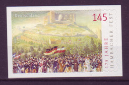 Bund 2605 SELBSTKLEBEND Aus MH 68 175 Jahre Hambacher Fest 145 Cent Postfrisch - Altri & Non Classificati