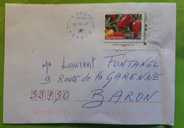 France Lettre Prioritaire Avec Timbre Personnalisé LES POIVRONS , Pepper Pimienta , 2023 - Vegetables