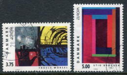 DENMARK 1993 Europa: Contemporary Art Used   Michel 1052-53 - Used Stamps