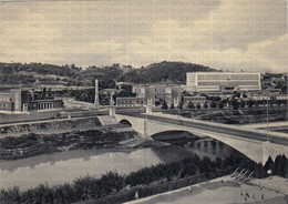 CARTOLINA  ROMA,LAZIO,FORO ITALICO-PONTE DUCA D'AOSTA-STORIA,MEMORIA,CULTURA,RELIGIONE,BELLA ITALIA,NON VIAGGIATA - Ponti