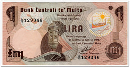 MALTA,1 LIRA,1979,P.34b,VF - Malte