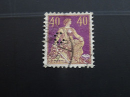 SUISSE 1907 Type II Perforé - Gezähnt (perforiert)