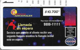 Colombia - Telecom (Tamura) - Llamada En Espera 2, 10.700$Cp, 10.000ex, Used - Colombia