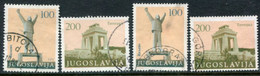 YUGOSLAVIA 1983 Monuments Definitive Both Perforations Used.  Michel 1991-92A,C - Oblitérés