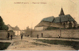 Samer - Place De L'Abbaye (carte Colorée - Non écrite) - Samer