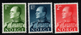 1239 - NORWAY 1959- SCOTT#: 370-372 - MNH - KING OLAV V - Nuovi