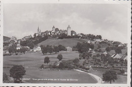 1937. Schweiz. POST CARD. ROMONT. Vue Generale Prise De La Route De Siviriez. Original Photo ... (Michel 301) - JF436742 - Romont