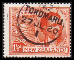 1920. New Zealand. Victory Stamps 1½ D  Maori. LUXUS Cancelled N.Z. TOKOMARU 27 JL 20.  (MICHEL 157) - JF529397 - Gebraucht