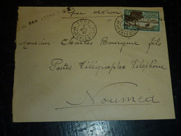 ENVELOPPE DE NOUVELLE CALEDONIE ET DEPENDANCES SURCHARGE " PAR AVION " 1931 De KONE à NOUMEA - LETTRE....(02/23) - Lettres & Documents