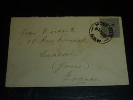 ENVELOPPE EXPEDIE D'AUTRALIE DE LA VILLE " MOSS VALE " 1929 POUR LA FRANCE TIMBRE N°54 (02/23) - Cartas & Documentos