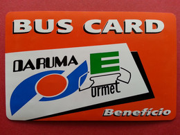 BUS CARD ORANGE Daruma URMET 10u Telephone Test Inductive Mint Unused Neuve (BA1019 - Test- Und Dienst-TK