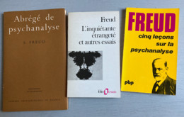 Psychanalyse/Psychiatrie/Freud/Reich : 6 Livres / 2 Revues / 1 Supplément à Libération & 3 Documents Du Nouvel Observate - Wholesale, Bulk Lots