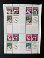 1991 Hélio Courvoisier La-Chaux-De-Fonds Vignette Cinderella 60 Années D'Excellence 1931 Sheet With 4 Blocks - Viñetas De Fantasía